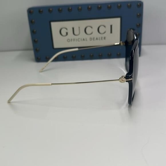 ?- New Authentic Gucci Grey Butterfly Ladies Sunglasses GG1267SA 001 60 main image 7